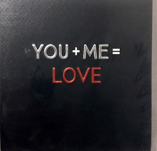 Picture of YOU + ME = LOVE CARD